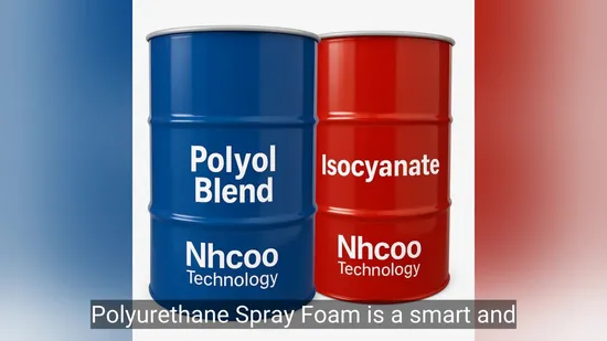 China-Lieferant PU-Schaummaterialien mischen Polyetherpolyole + Isocyanat zur Verwendung für Verpackungen
